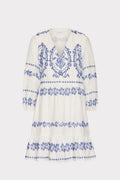 Lene Embroidered Mini Dress