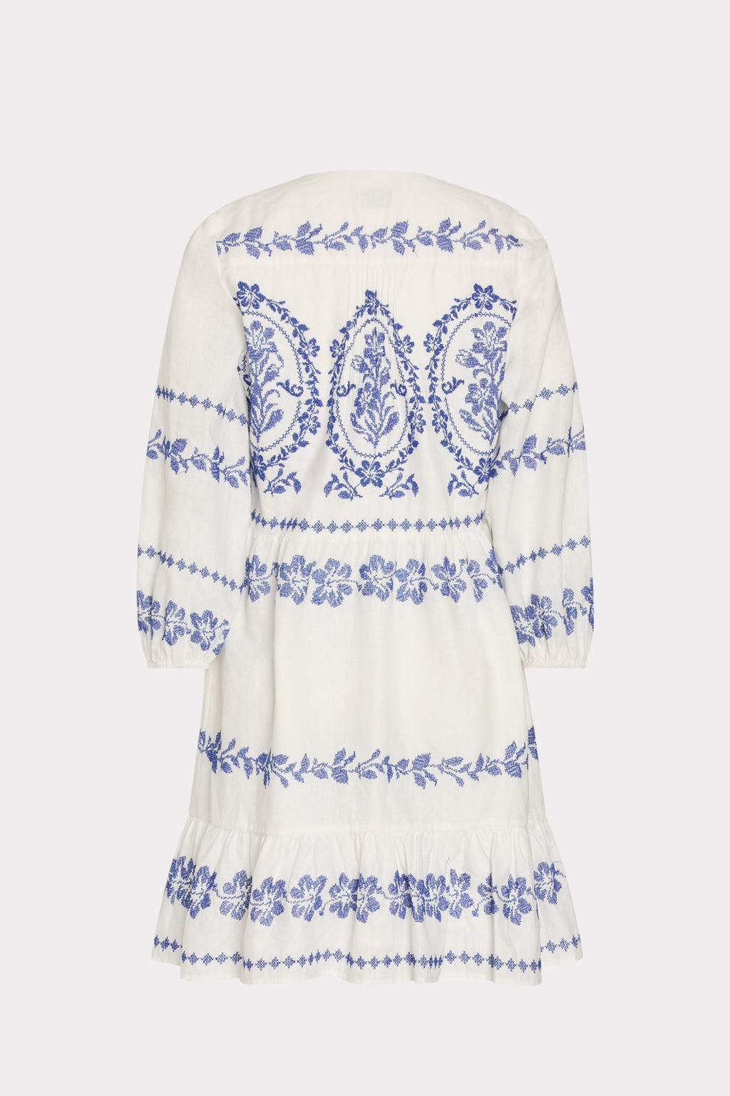 Lene Embroidered Mini Dress