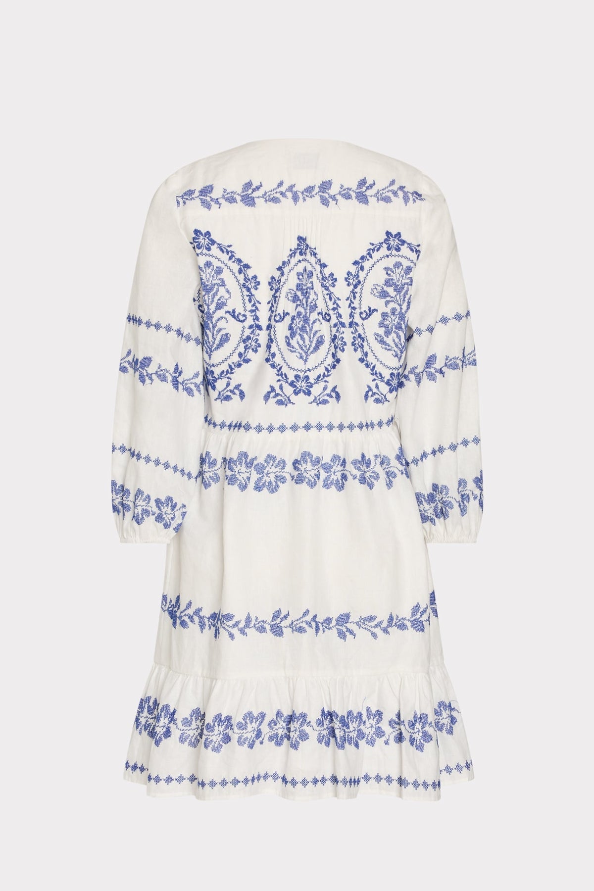 Lene Embroidered Mini Dress