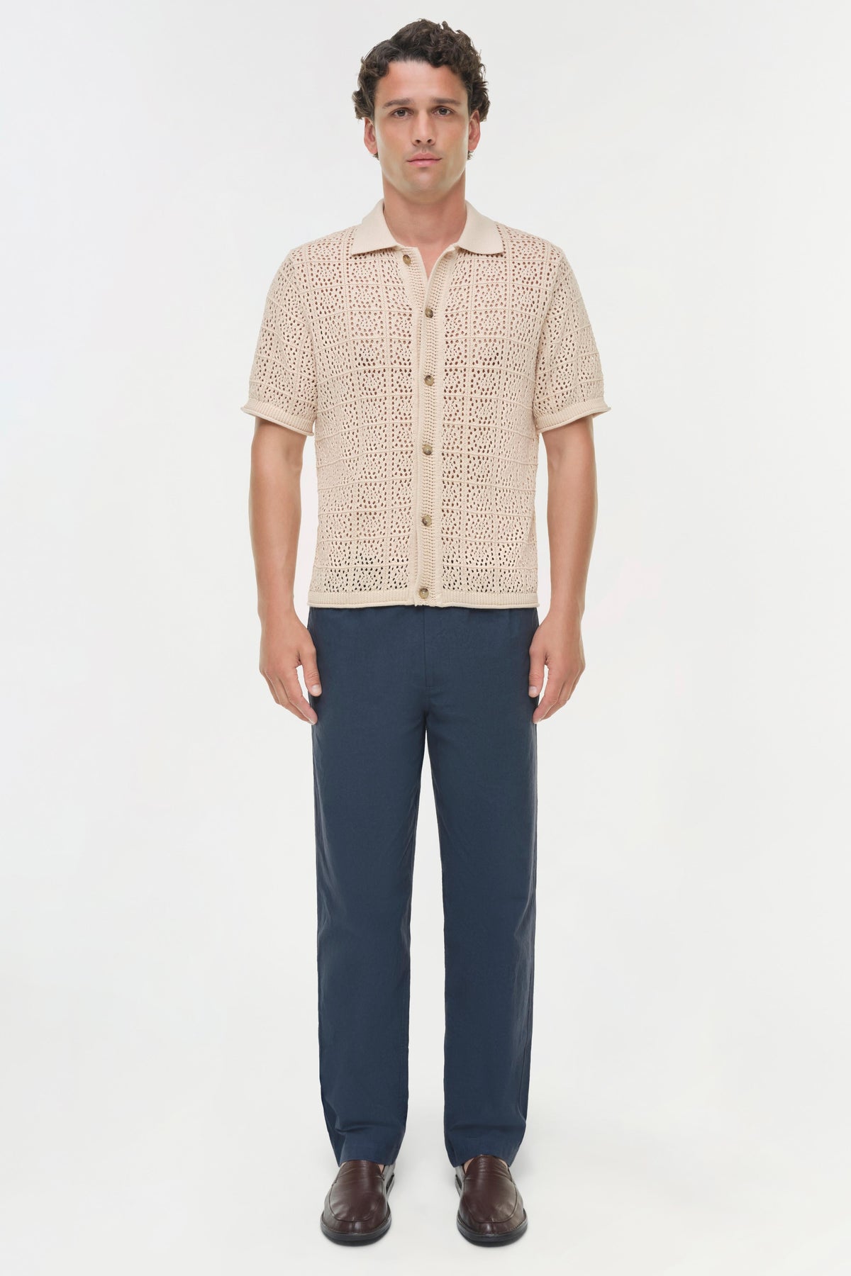 Billy Open Knit Shirt