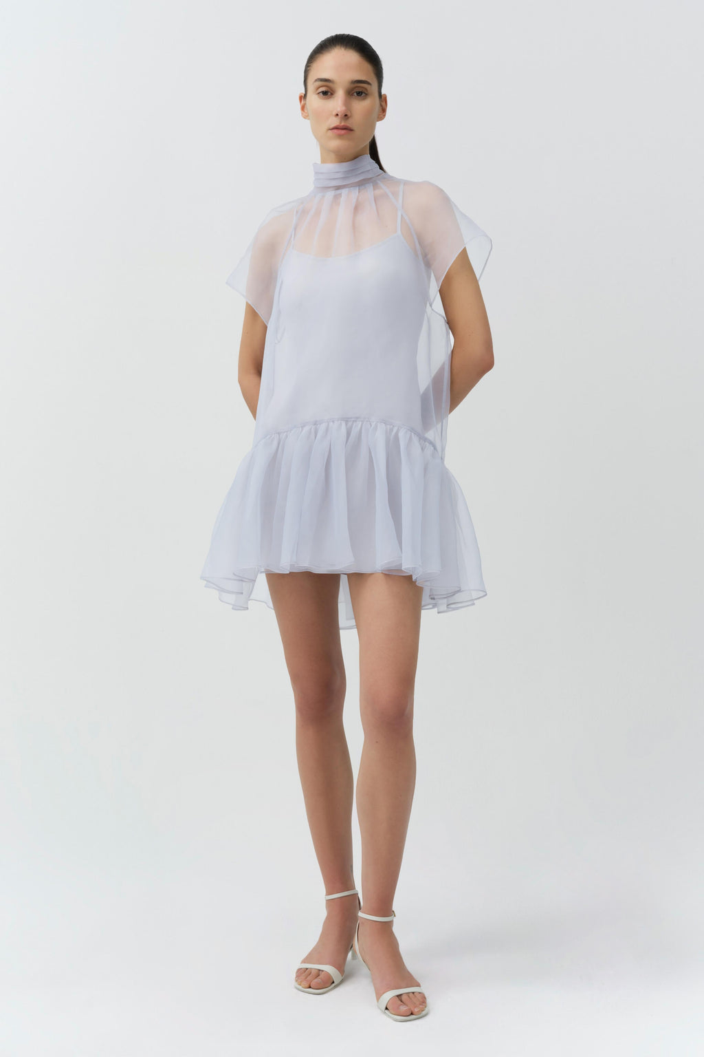 Beaux Organza Mini Dress