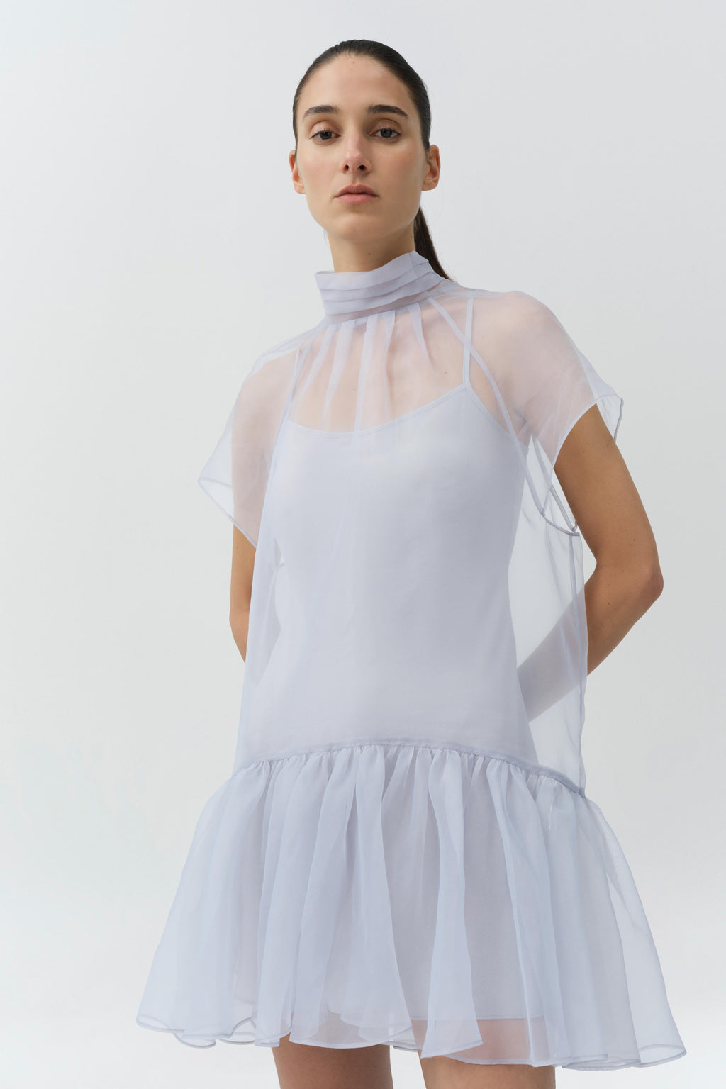 Beaux Organza Mini Dress