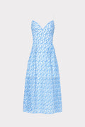 Hazel Embroidered Midi Dress