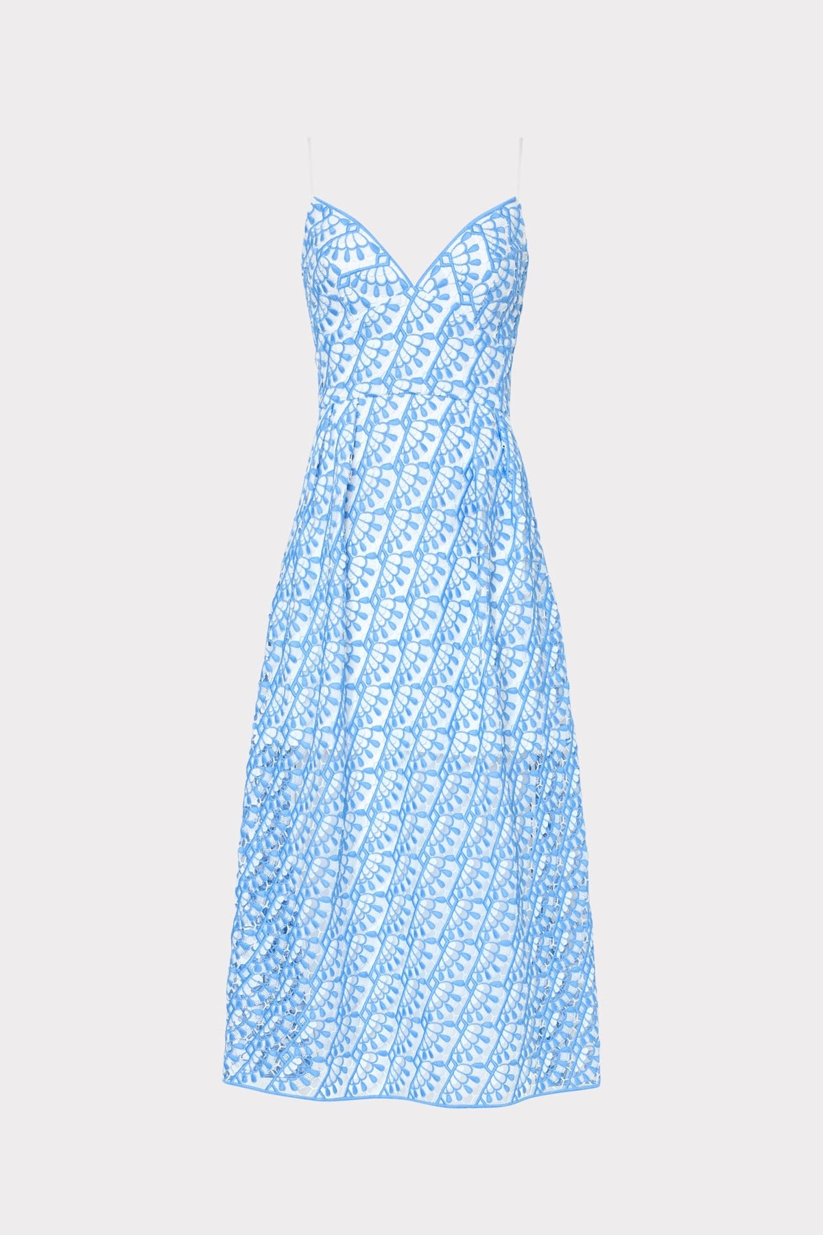 Hazel Embroidered Midi Dress
