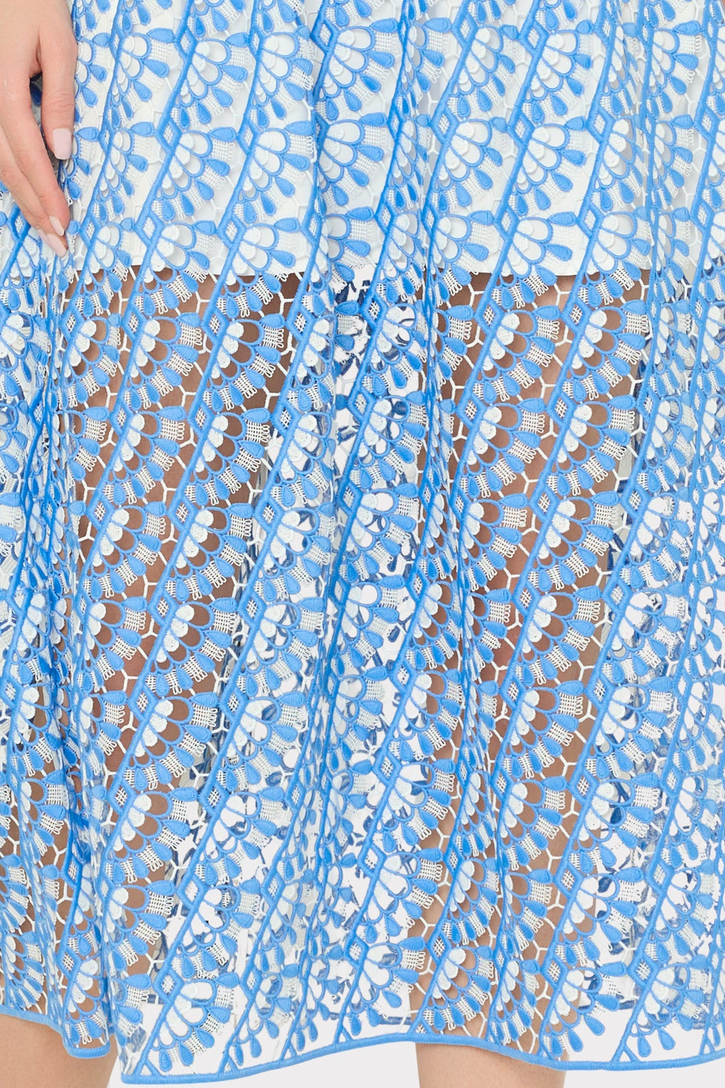 Hazel Embroidered Midi Dress