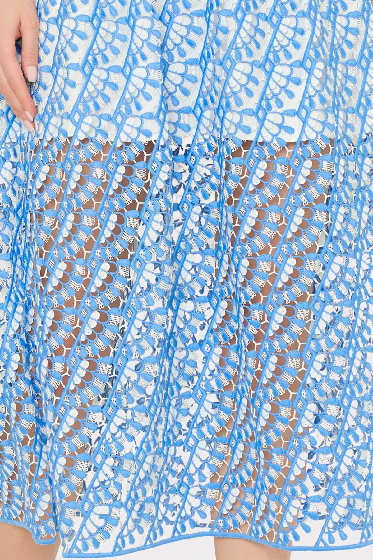 Hazel Embroidered Midi Dress