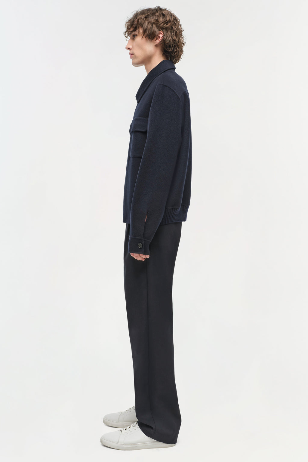 Dennis Wool Zip Up Jacket