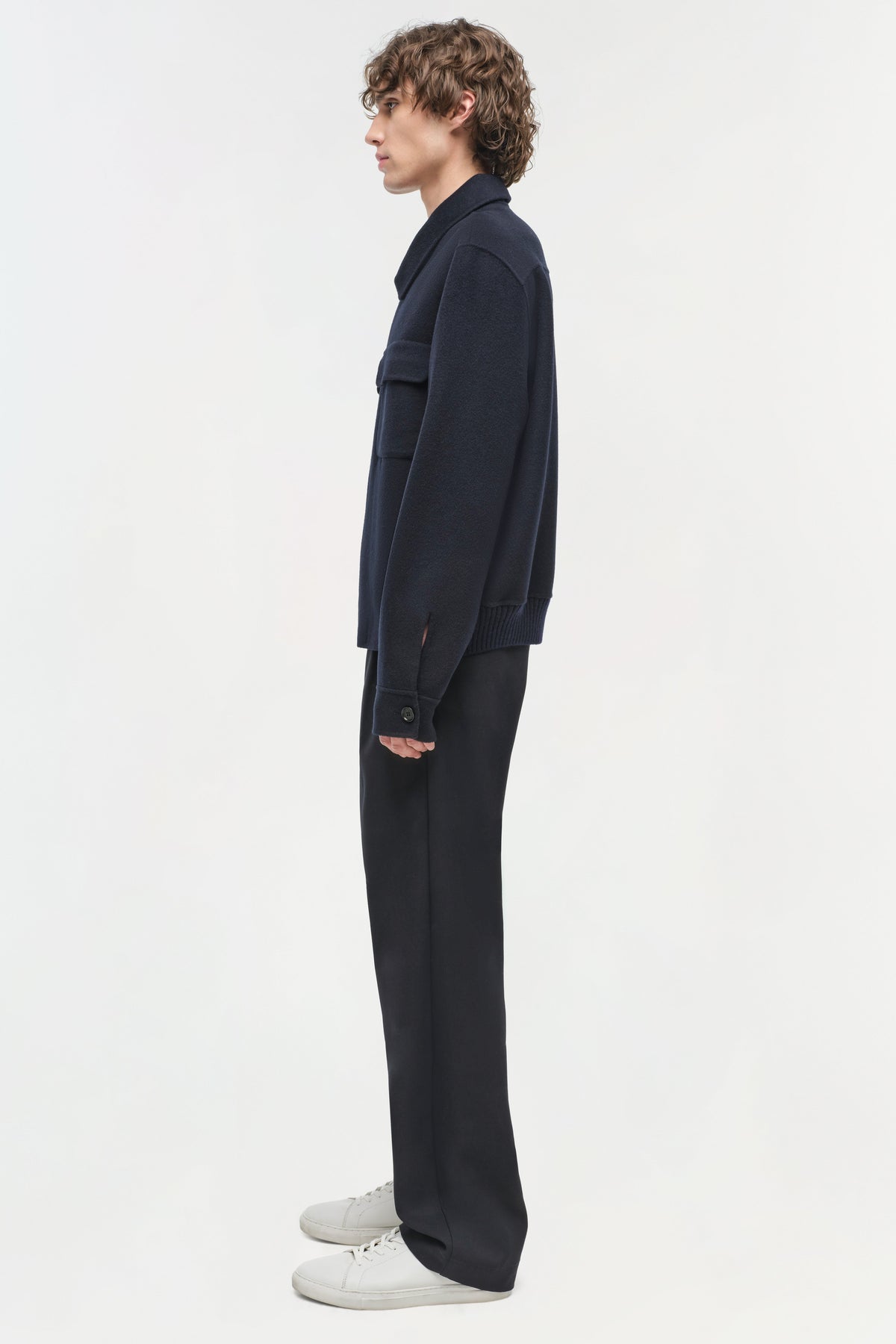 Dennis Wool Zip Up Jacket