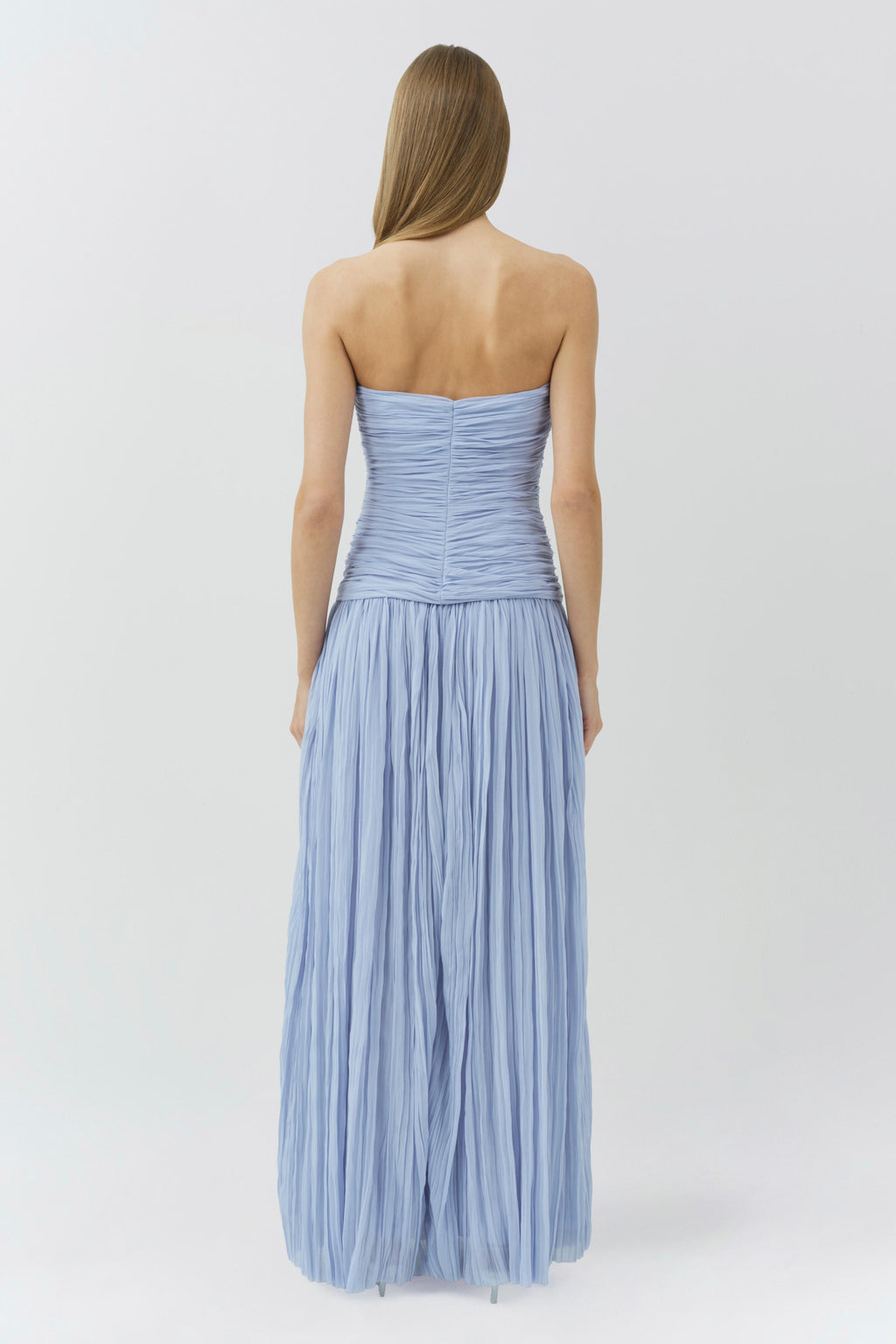 Danielle Crinkle Jersey Bustier Gown