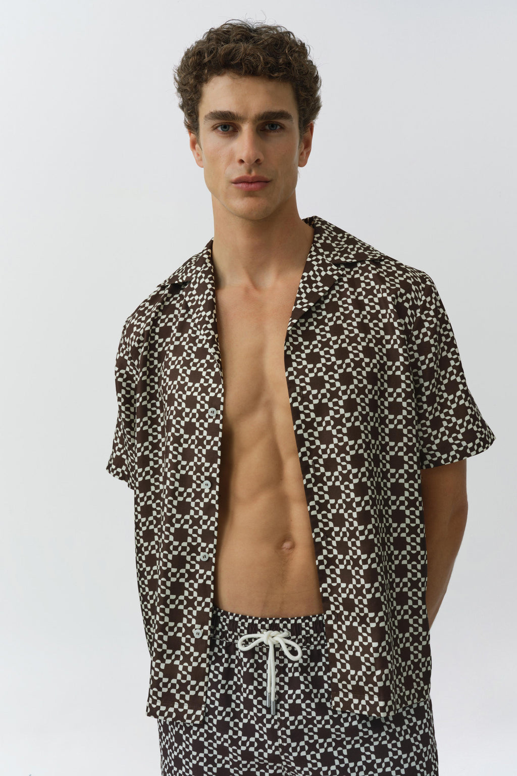 Casper Printed Silk Shirt