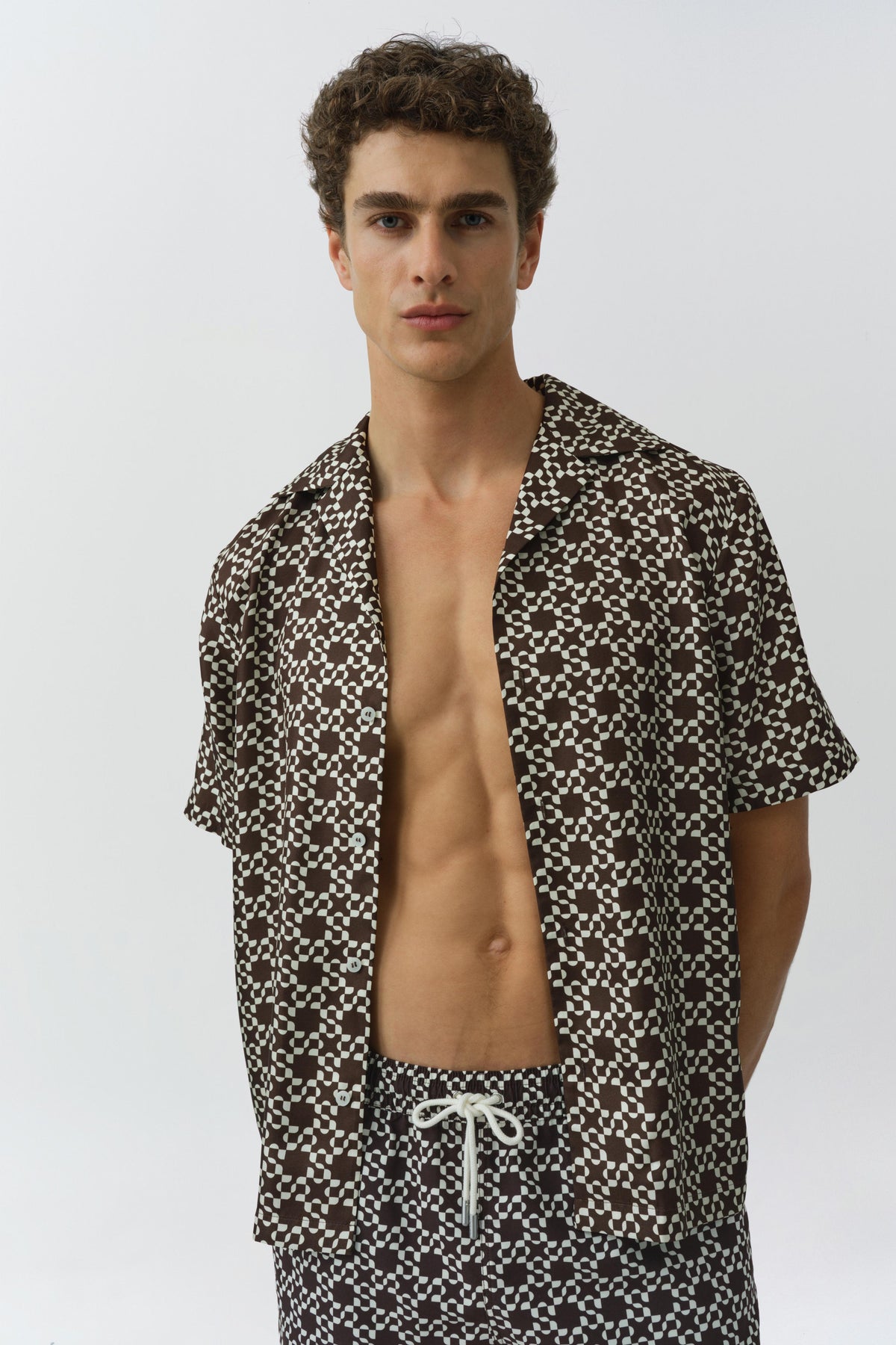 Casper Printed Silk Shirt