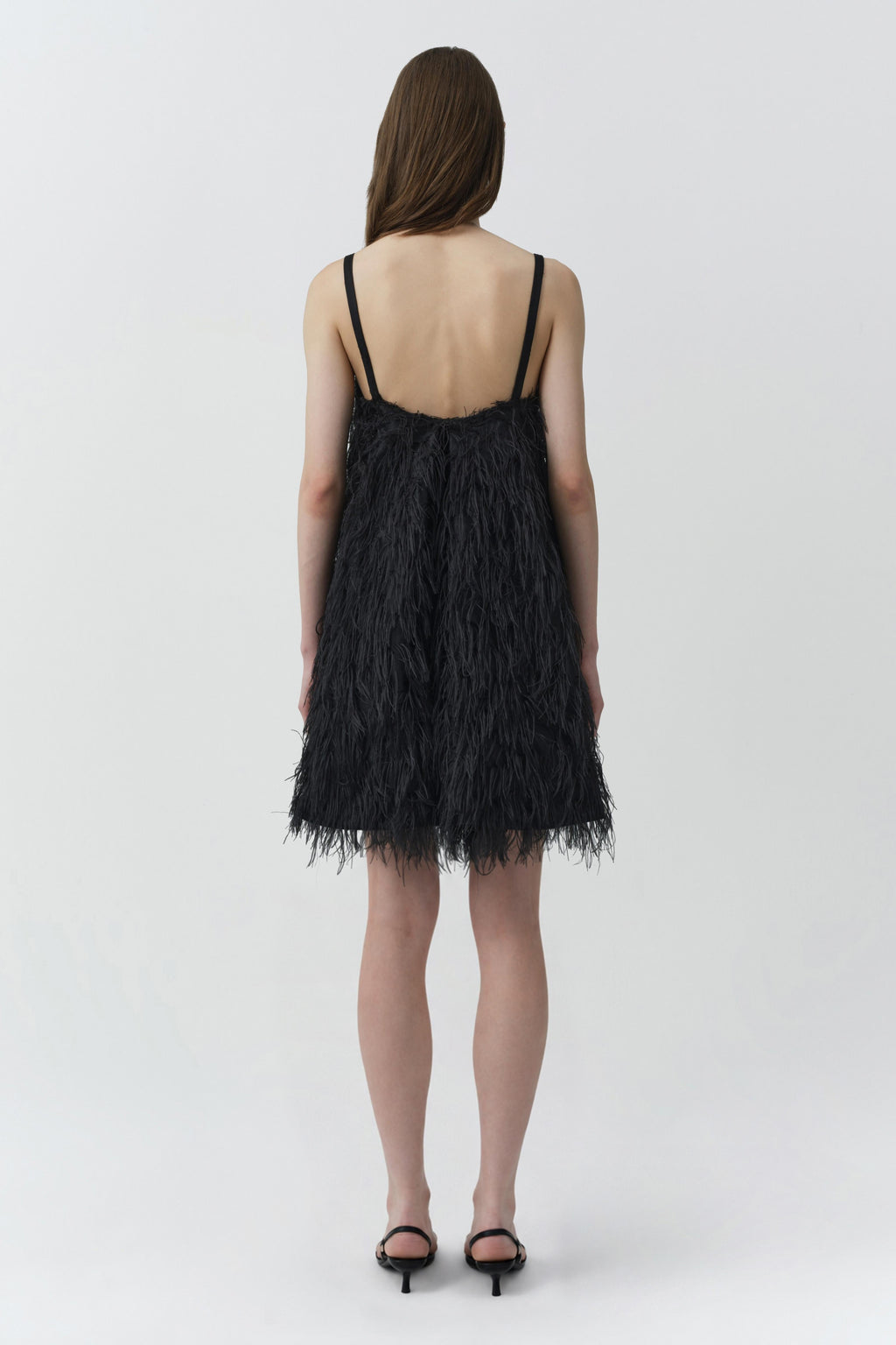 Kalla Fringe Jacquard Mini Dress