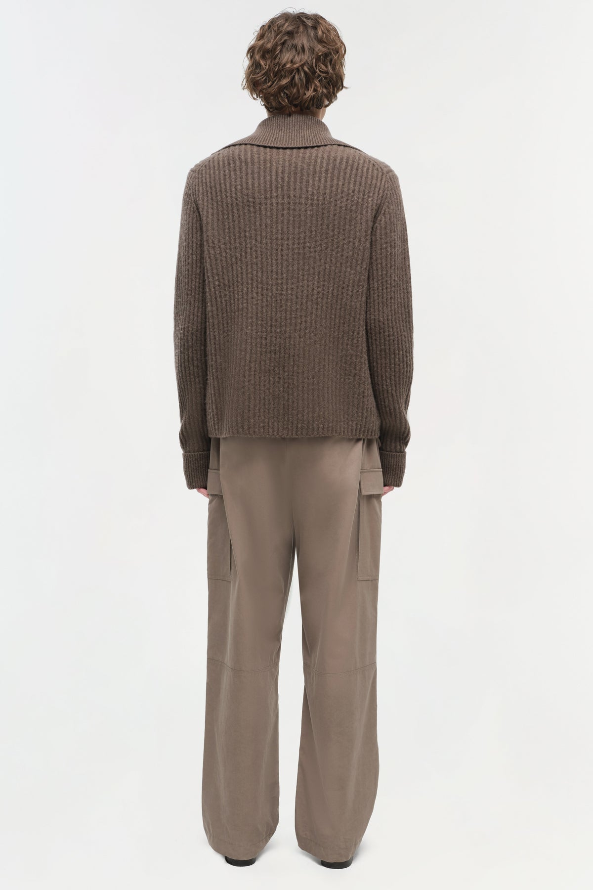Geoff Cashmere Zip Up Jacket