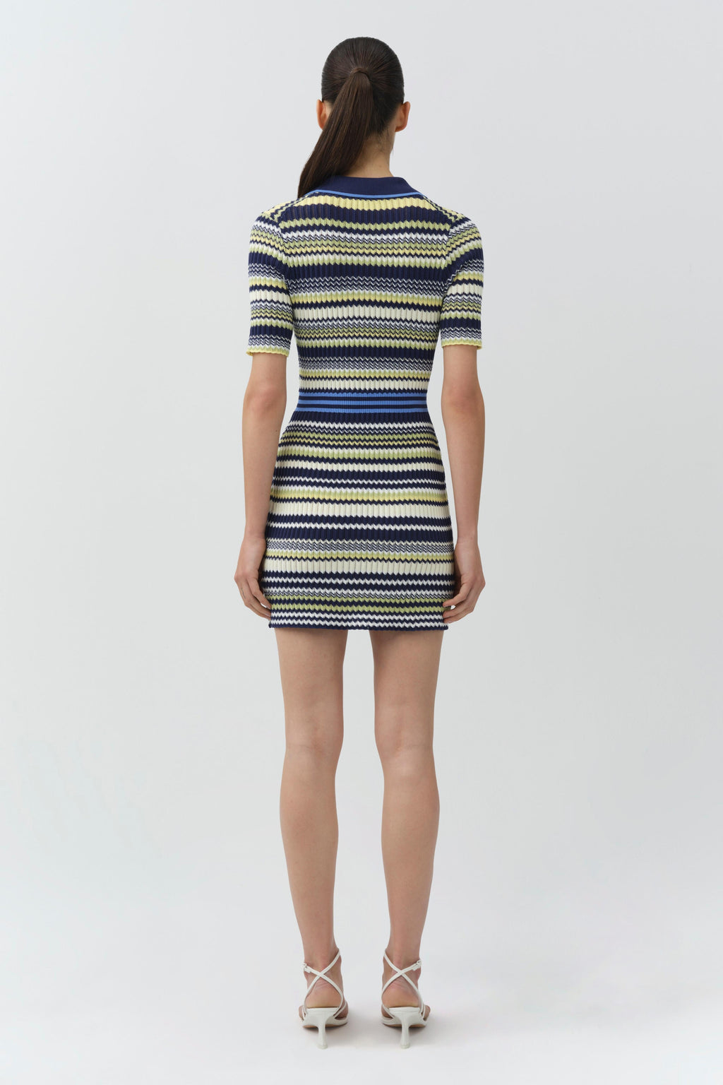 Lira Knit Polo Mini Dress