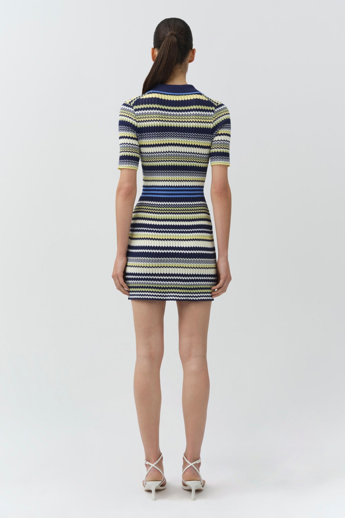 Lira Knit Polo Mini Dress