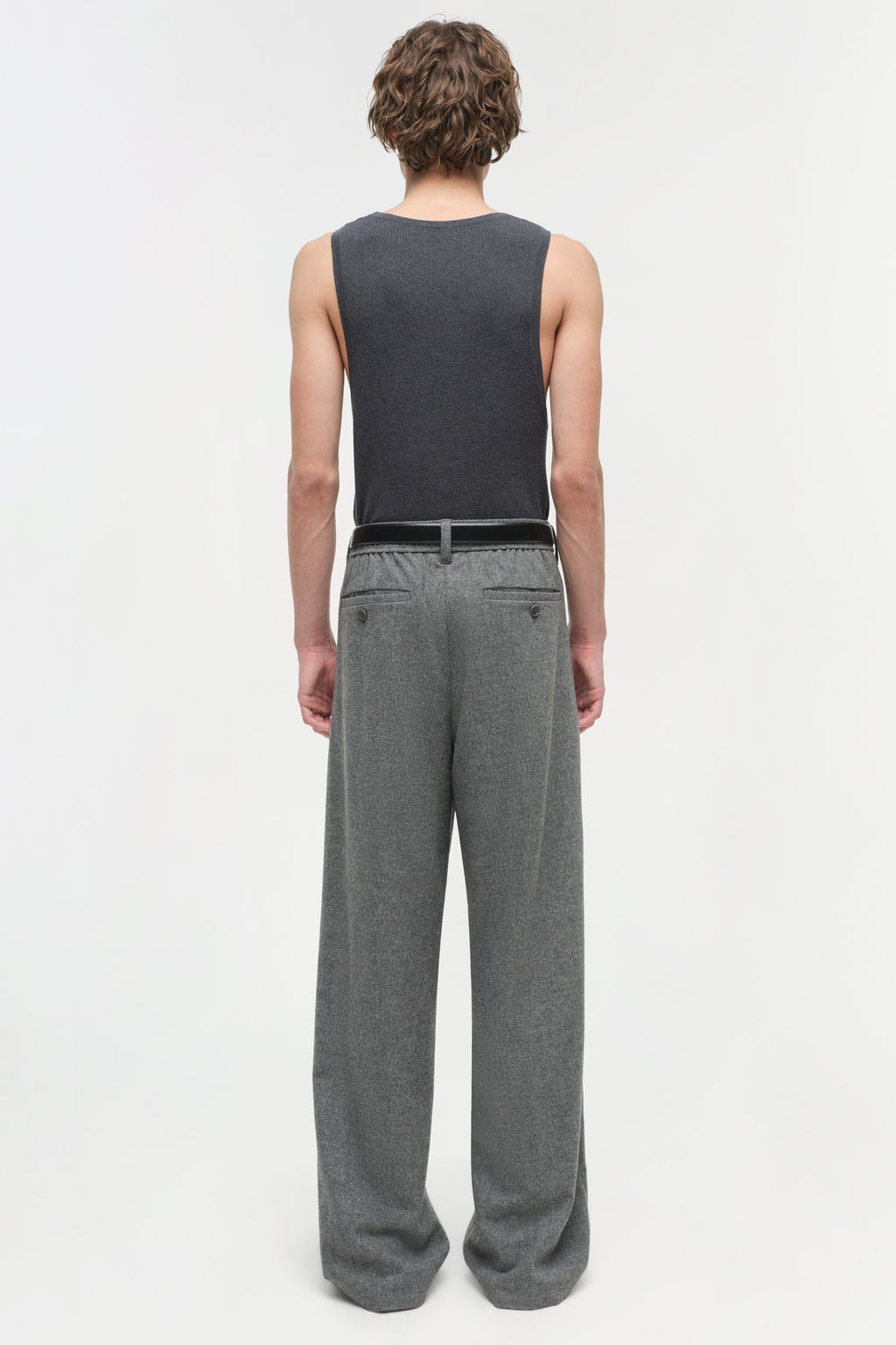 Falcon Pleated Wide Leg Pants