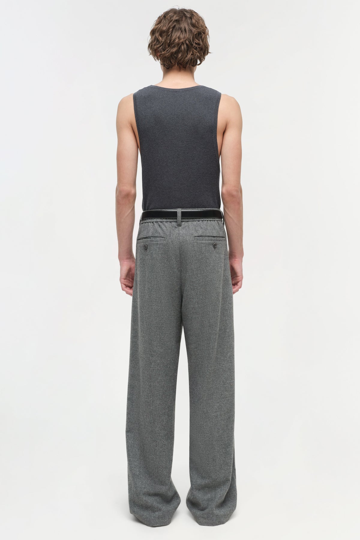 Falcon Pleated Wide Leg Pants