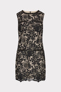3D Garden Lace Sleeveless Mini Dress