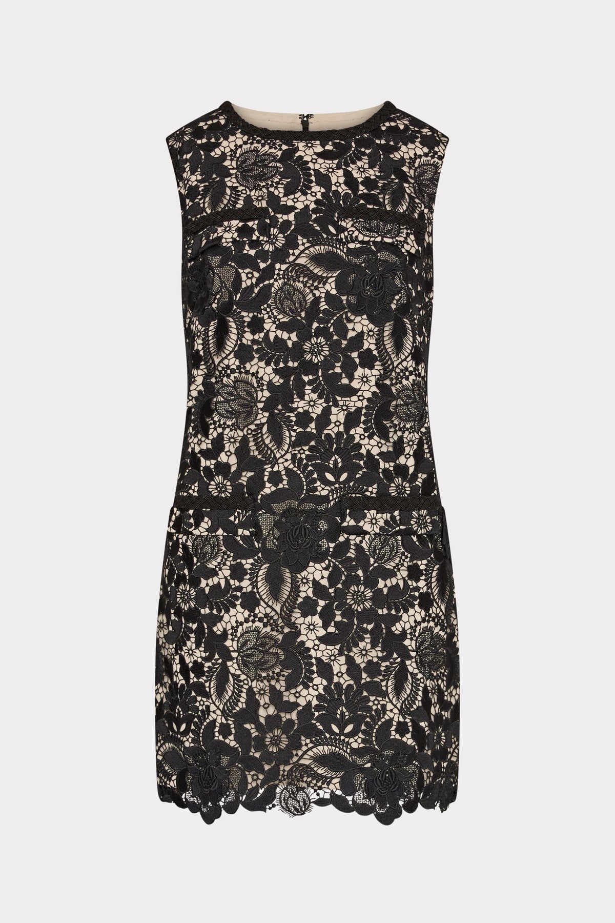 3D Garden Lace Sleeveless Mini Dress