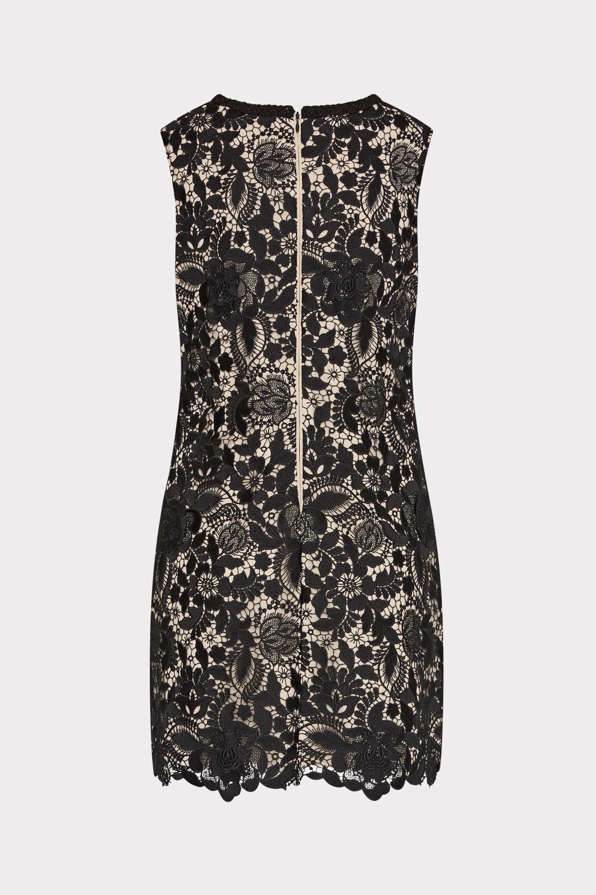 3D Garden Lace Sleeveless Mini Dress