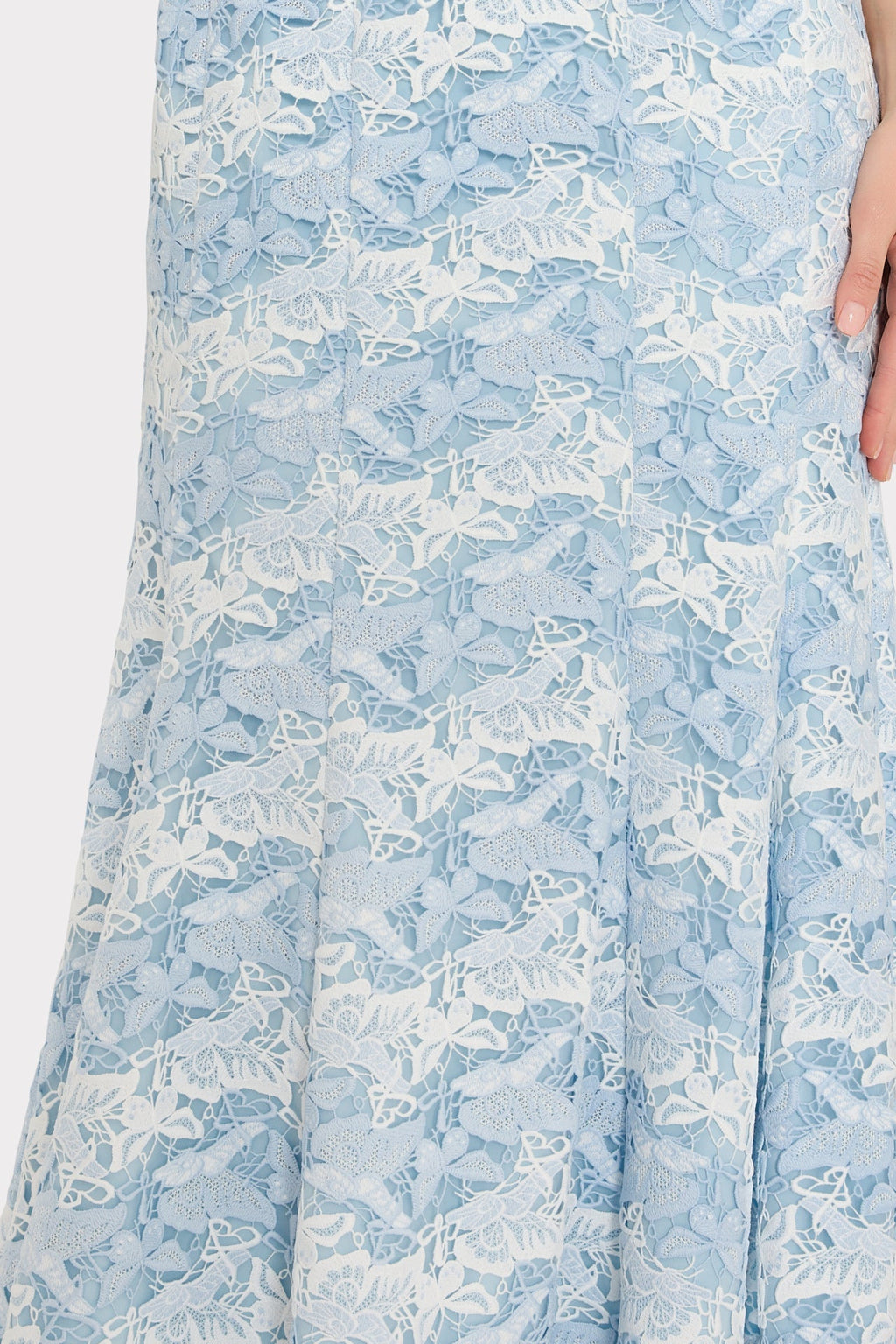 Meg Butterfly Lace Midi Dress