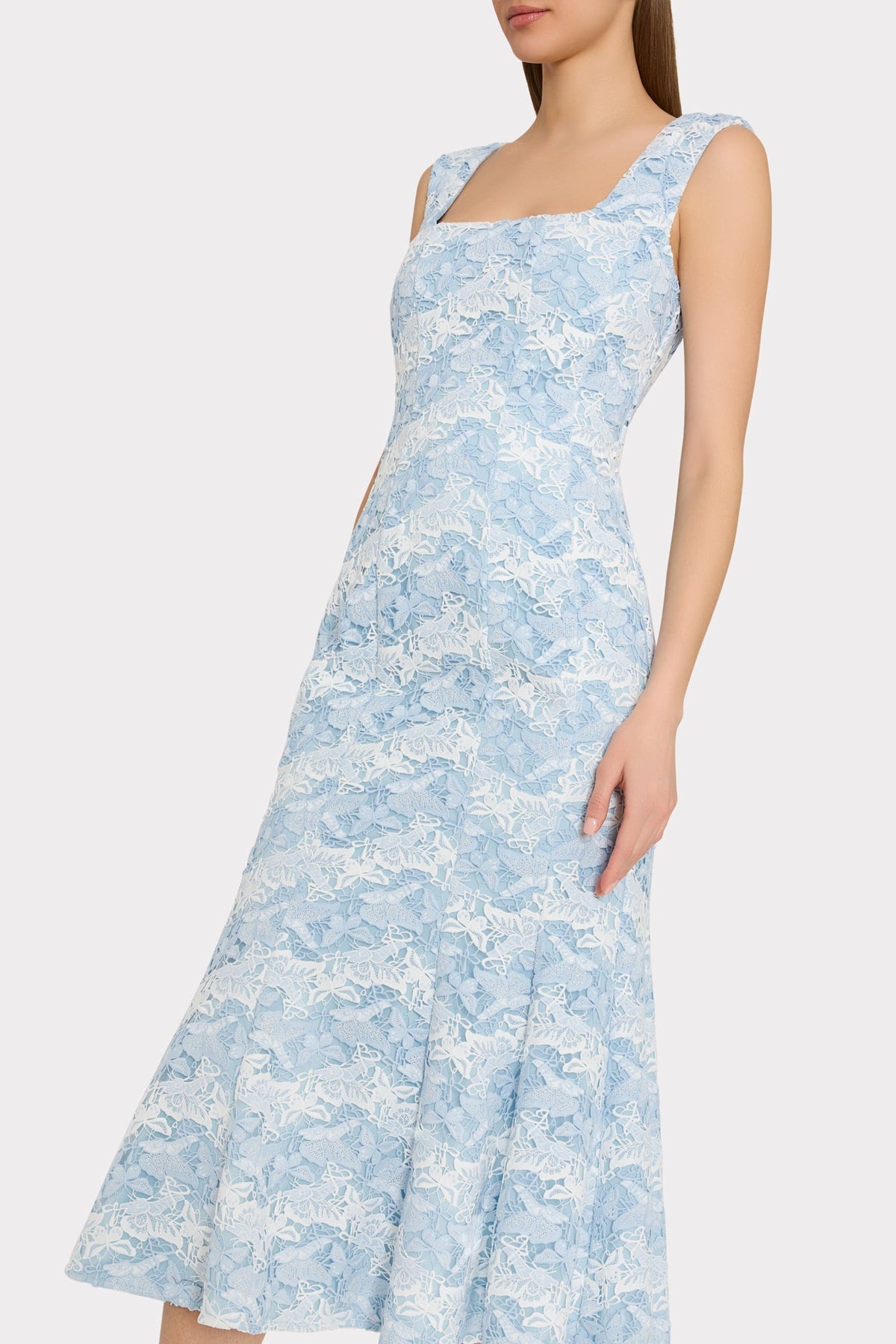 Meg Butterfly Lace Midi Dress