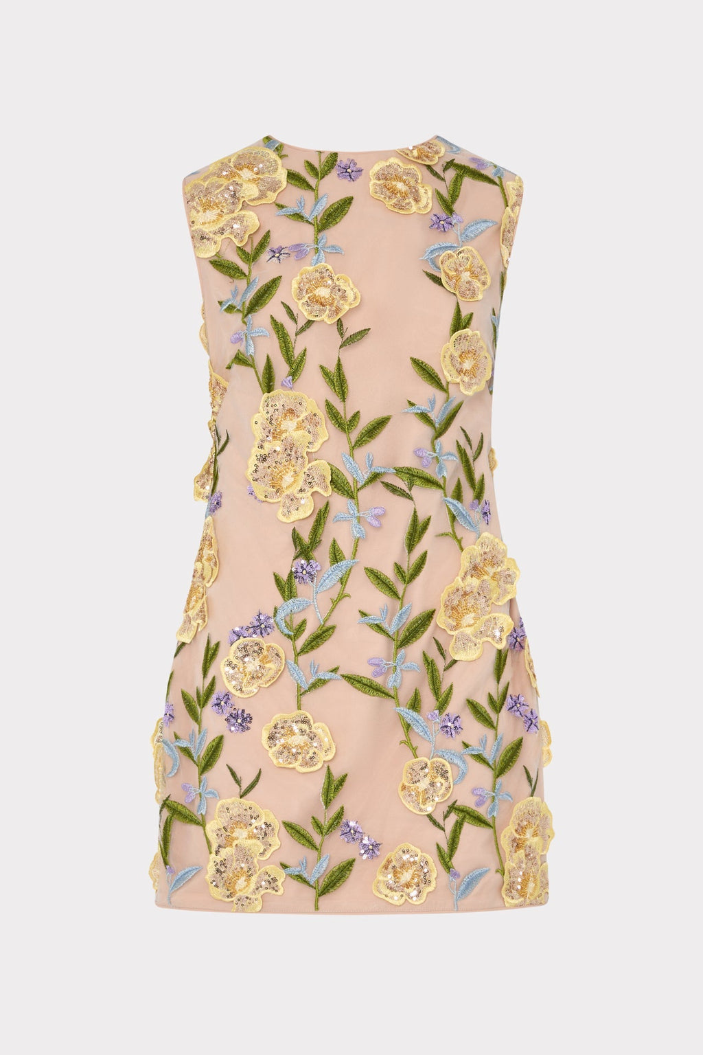 Ivette Embroidered Sequin Mini Dress