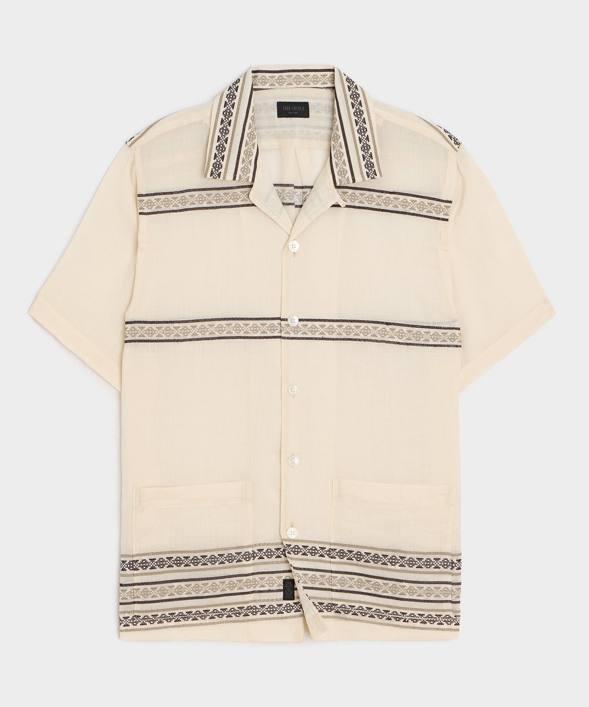 Embroidered Guayabera Shirt