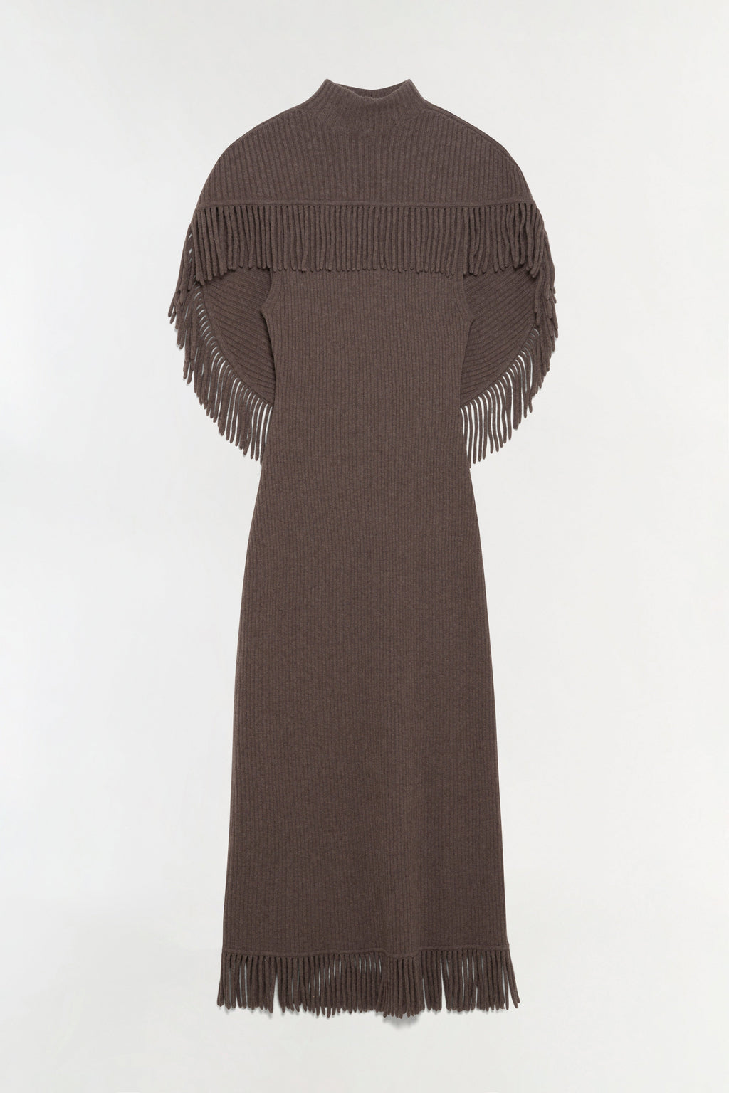 Jordan Knit Fringe Midi Dress