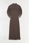 Jordan Knit Fringe Midi Dress