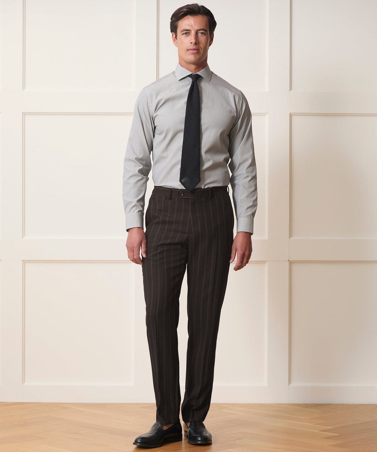 Cotton Spread Collar Dress Shirt