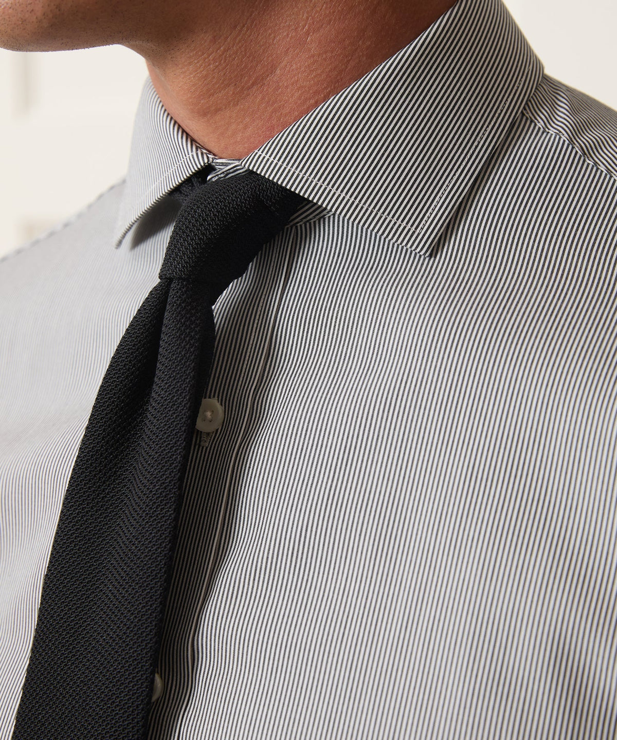 Cotton Spread Collar Dress Shirt