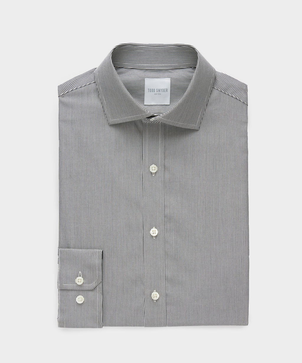 Cotton Spread Collar Dress Shirt