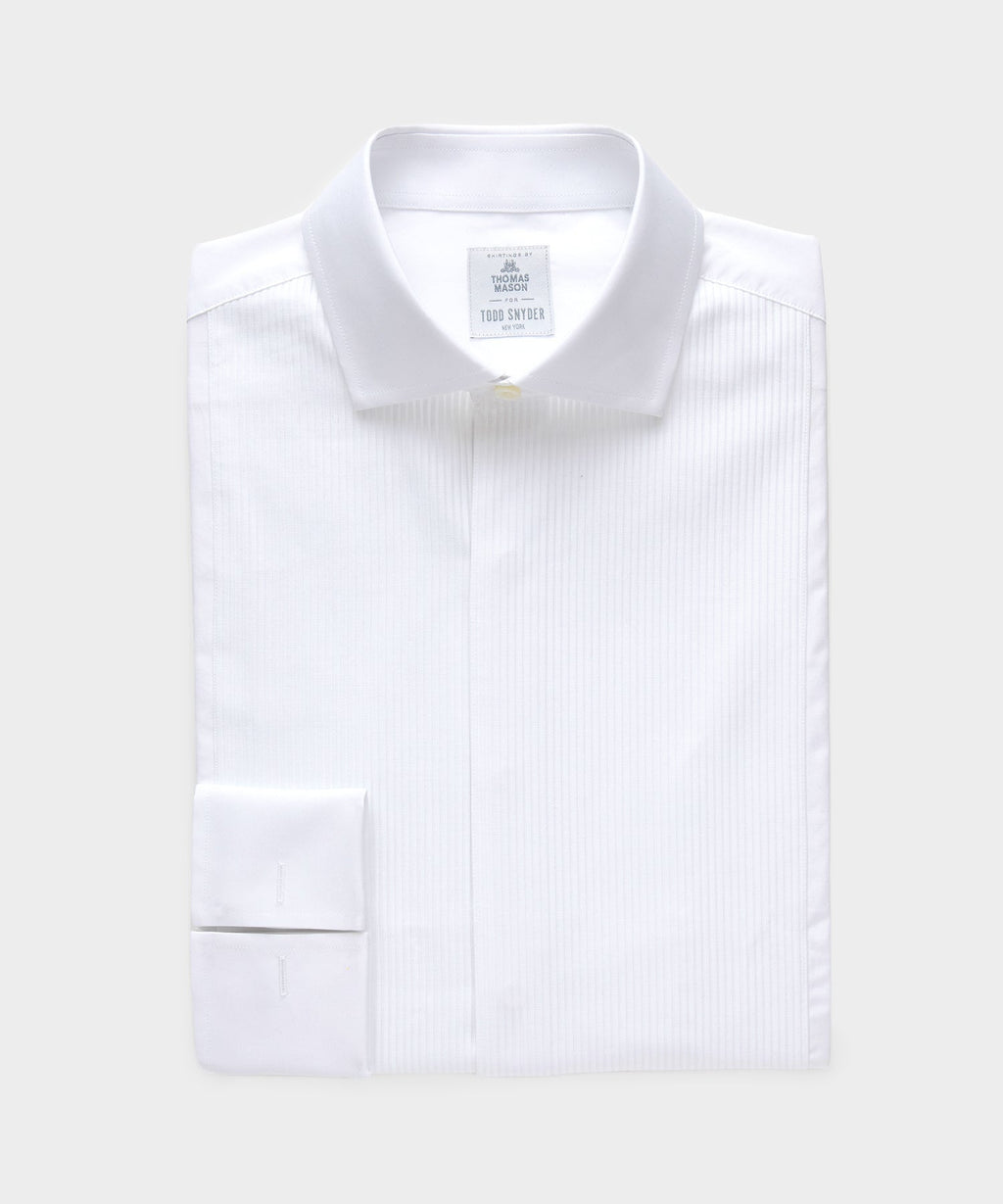 Plissé Tuxedo Shirt