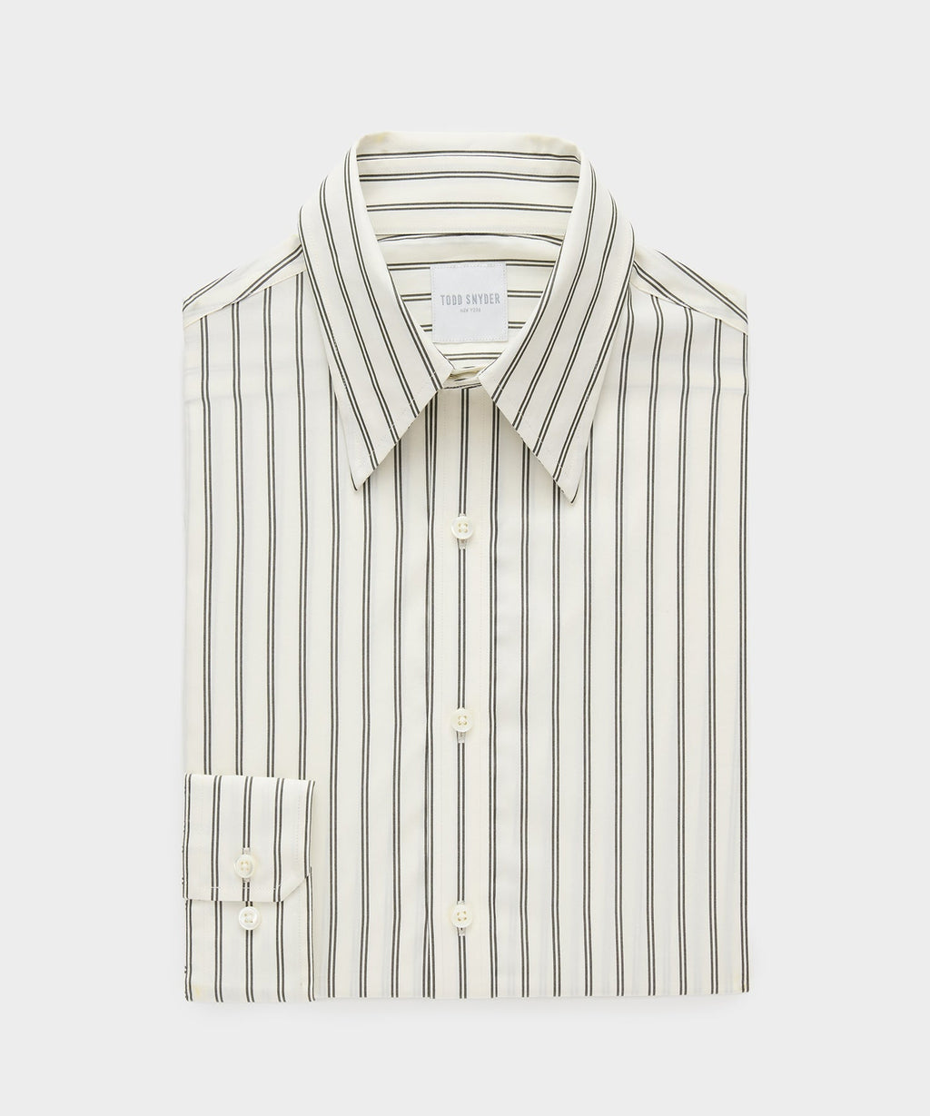 Poplin Long Point Collar Dress Shirt