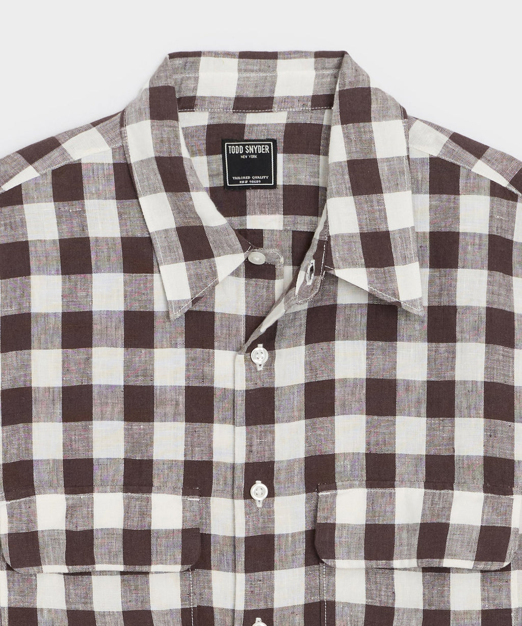 Sea Soft Linen Utility Shirt