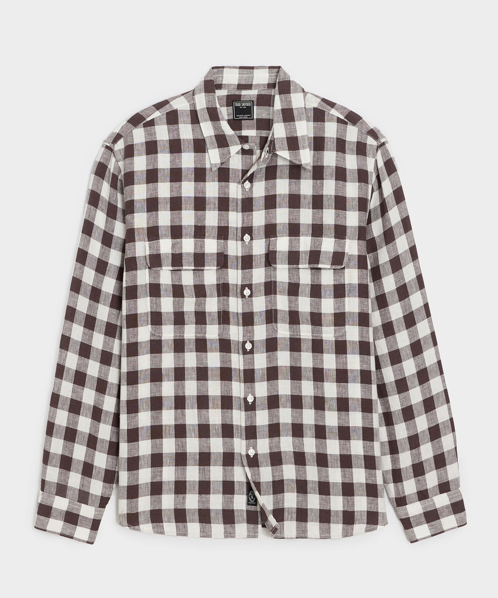 Sea Soft Linen Utility Shirt
