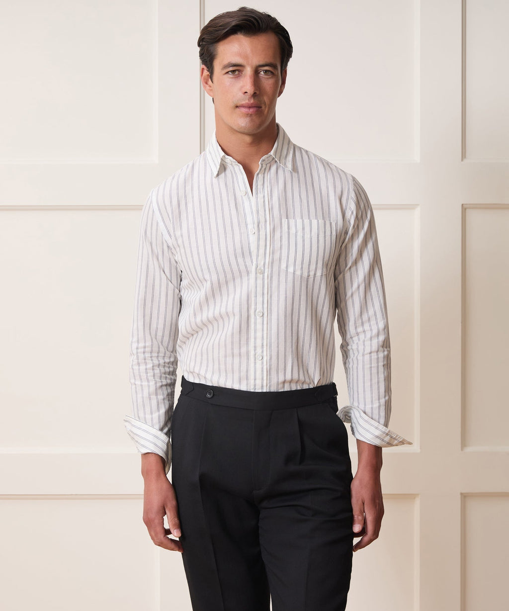 Cotton-Linen Sport Shirt