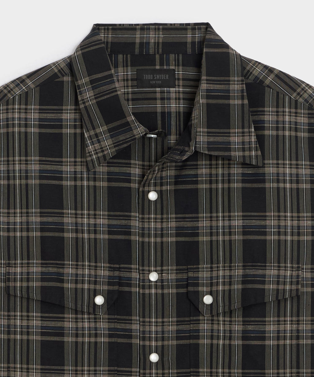 Cotton-Linen Rancher Shirt