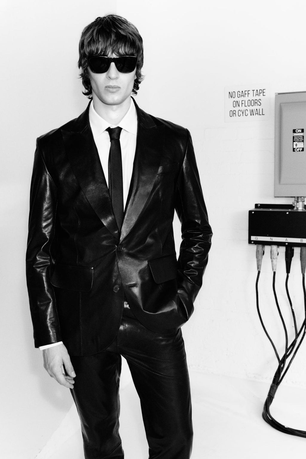 Linden Leather Blazer