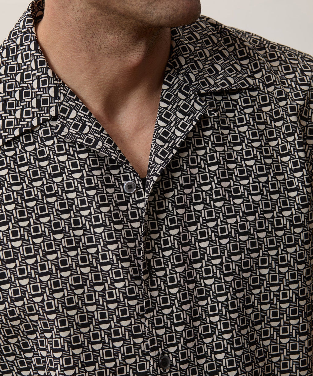 Silk-Cotton Capri Shirt