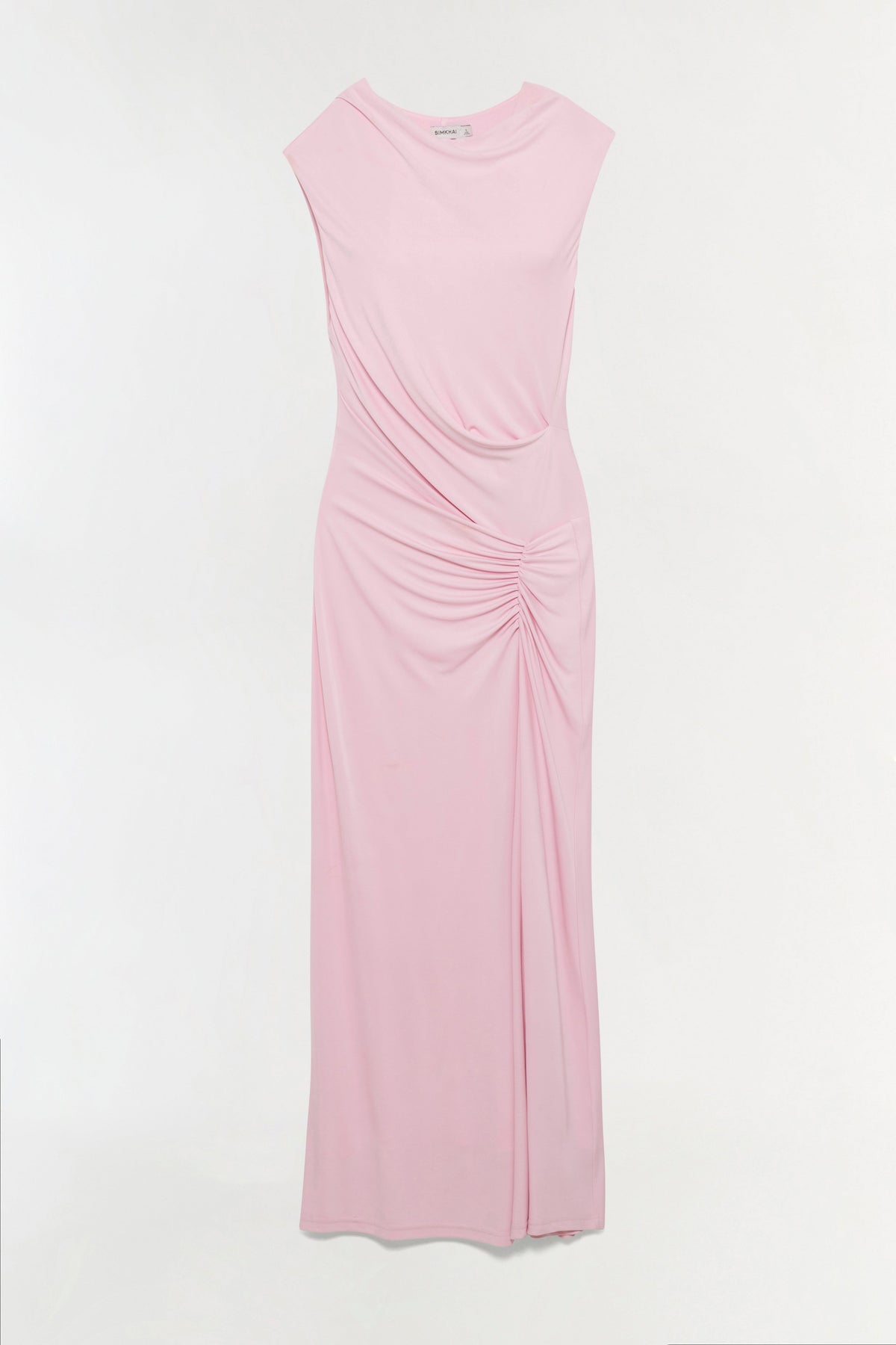 Acacia Draped Jersey Midi Dress