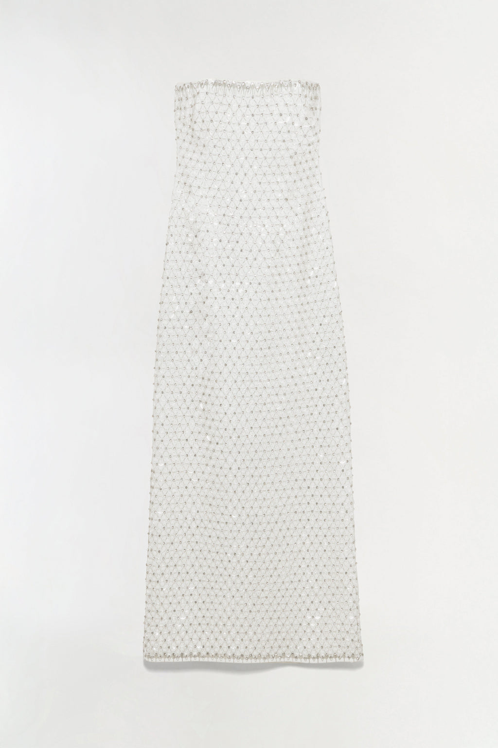 Vanessa Embellished Bustier Midi Dress