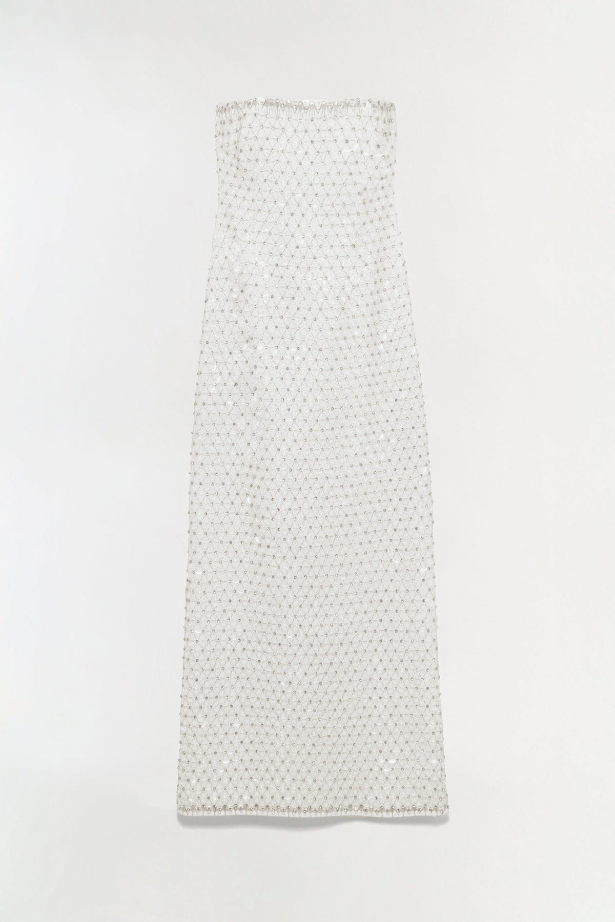 Vanessa Embellished Bustier Midi Dress