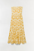 Valletta Strapless Embroidered Dress