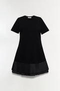 Lorin Taffeta Knit Midi Dress