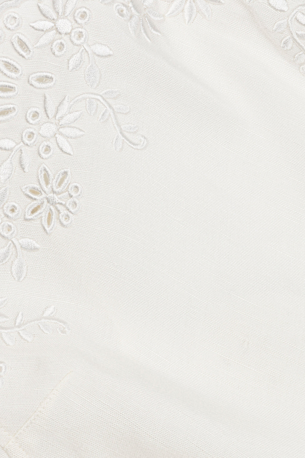 Edena Embroidered Linen Mini Dress