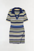 Lira Knit Polo Mini Dress