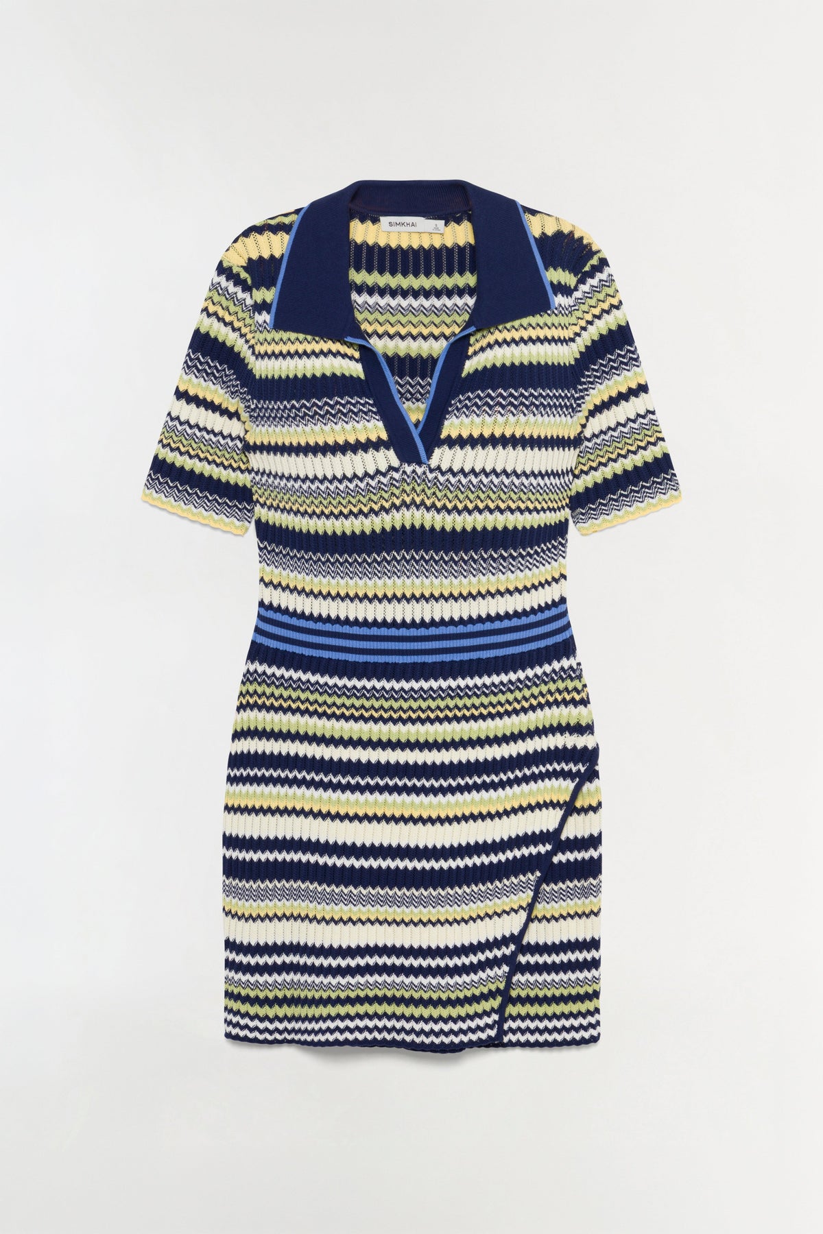 Lira Knit Polo Mini Dress
