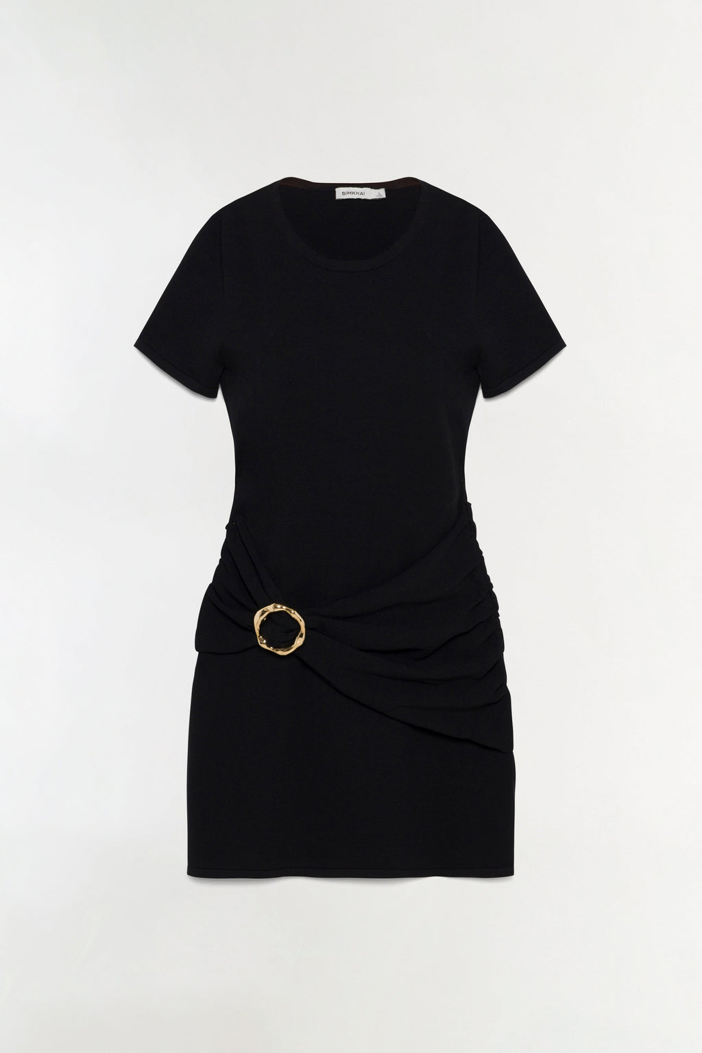 Leni Draped Knit Mini Dress